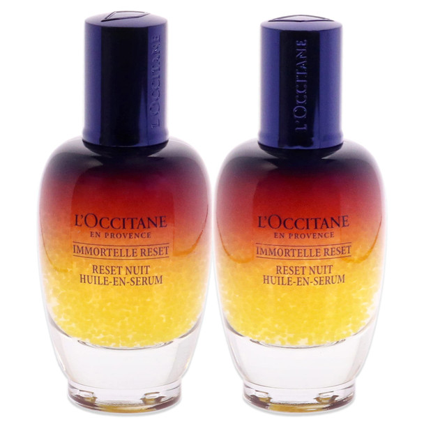 LOccitane Reset and Fly Duo - Youthful Radiance For Unisex 2 x 2.5 oz Serum