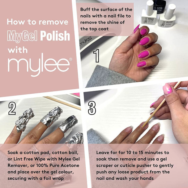 MYGEL by Mylee Nail Gel Polish 10ml [Kiss kiss] UV/LED Soak-Off Nail Art Manicure Pedicure for Professional, Salon & Home Use [Red Range] - Long Lasting & Easy to Apply