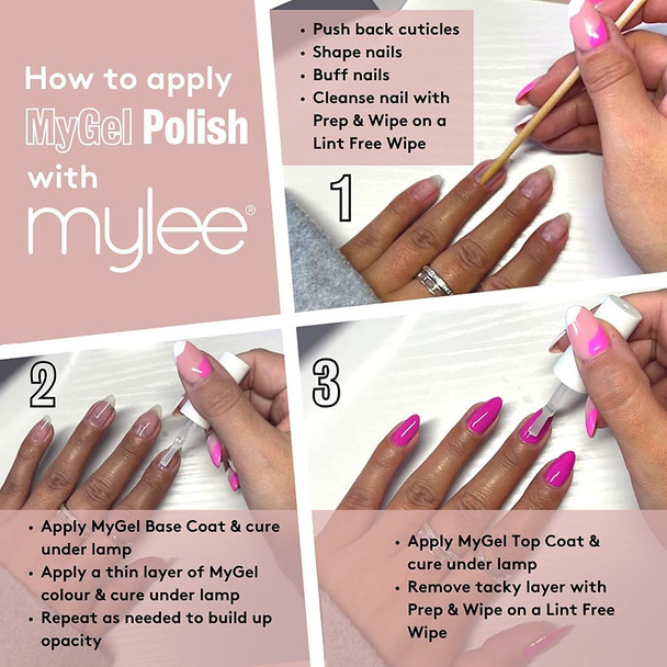 MYGEL by Mylee Nail Gel Polish 10ml [Cappuccino] UV/LED Soak-Off Nail Art Manicure Pedicure for Professional, Salon & Home Use [Autumn/Winter Range] - Long Lasting & Easy to Apply