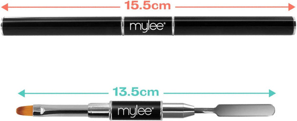 Mylee Polymer Gel Dual-Ended Tool  2 in 1 Brush & Picker for UV/LED Nail Art, Nail Tips & Extensions Builder