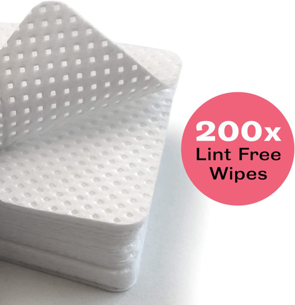 Mylee Lint-Free Nail Wipes 200pcs - Gel Removal Soft Pads for Manicure and Pedicure, Absorbent Remover Wipes, Prep, Clean & Finish Gel Nail Polish, Salon Essential for Professional & Home Use Mylee Lint-Free Nail Wipes 200pcs - Gel Removal Soft Pads for Manicure and Pedicure, Absorbent Remover Wipes, Prep, Clean & Finish Gel Nail Polish, Salon Essential for Professional & Home Use