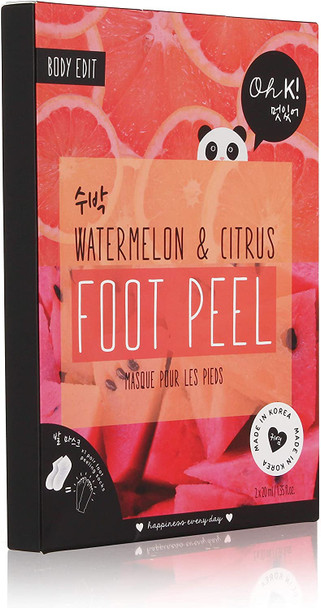 Oh K Korean Beauty Watermelon & Citrus Foot Peel