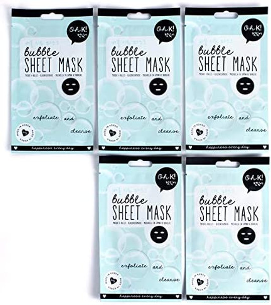 Oh K Bubble Sheet Mask (Pack of 5)