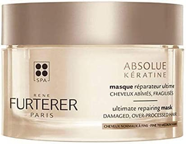 Absolue Keratine by Rene Furterer Ultimate Renewal: Mask for Extremely Damaged Brittle Hair / 6.9 fl.oz. 200ml