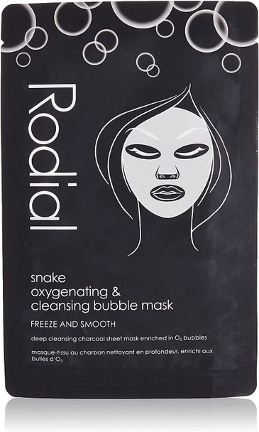 Rodial Snake Oxygenating & Cleansing Bubble Sheet Mask Individual Sachet, SKSNBUBIND