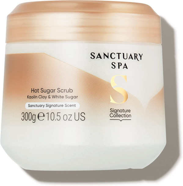 Sanctuary Spa Hot Sugar Scrub, No Mineral Oil, Cruelty Free and Vegan Sugar Body Exfoliator, 300 ml