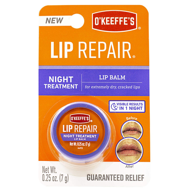 O'Keeffe's Lip Repair Night Treatment Lip Balm .25oz Jar