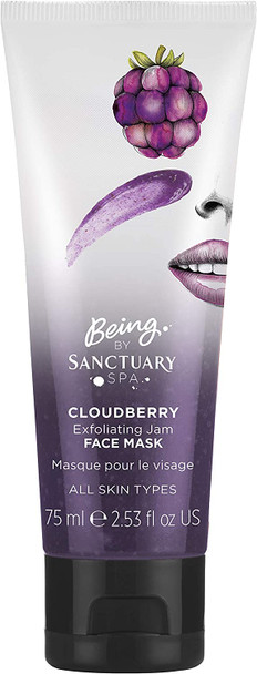 Being by Sanctuary Spa Cloudberry Exfoliating Jam Face Mask, 75 ml