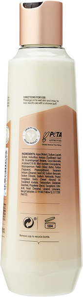 Sanctuary Spa Shower Cream, Natural Shower Gel, No Mineral Oil, Cruelty Free and Vegan, 250 ml