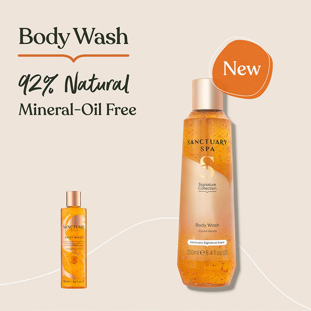 Sanctuary Spa Shower Gel Body Wash, 250 ml and Moisturising Body Butter, 300 ml, and Bath Float Bubble Bath, 500 ml, Vegan and Cruelty Free Sanctuary Spa Shower Gel Body Wash, 250 ml and Moisturising Body Butter, 300 ml, and Bath Float Bubble Bath, 500 ml, Vegan and Cruelty Free