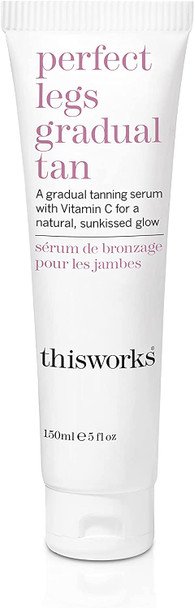 This Works Perfect Legs Gradual Tan: A Streak-Free Self-Tanning Serum Infused with Vitamin E, Shea Butter and Essential Oils 150ml