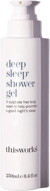 This Works Deep Sleep Shower Gel, A Luxury Body Wash Promoting Sleep and Calm, 99% Natural, Infused with Lavender, Camomile and Vetivert Essential Oils, 250ml