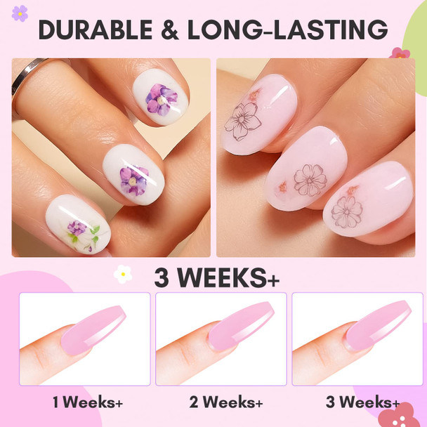 Makartt Dipping Powder Container Bundle with 6 Colors Clear Pink Dip Powder Nail Kit, French Manicure Molding with Finger Guide Easy White Pink Smile Line