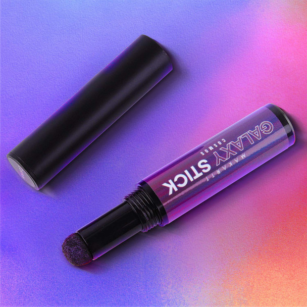 Makartt Galaxy Sticks Chrome Nail Powder Pen Holographic Nail Powder Air Cushion Pen Magic Nail Powder Nail Art DIY Gel Nail Decoration 1 Pack (Cosmos)