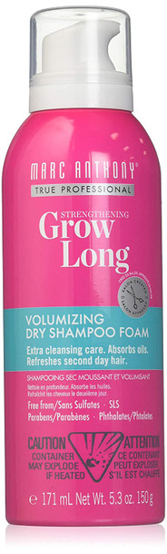 Marc Anthony True Professional Strengthening Grow Long Foaming Dry Shampoo Ounces, 5.3 Fl Oz