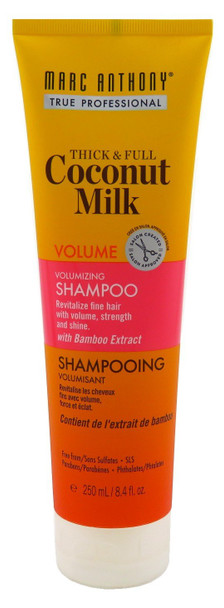 Marc Anthony Coconut Milk Shampoo Volume 8.4 Ounce (250ml) (2 Pack)