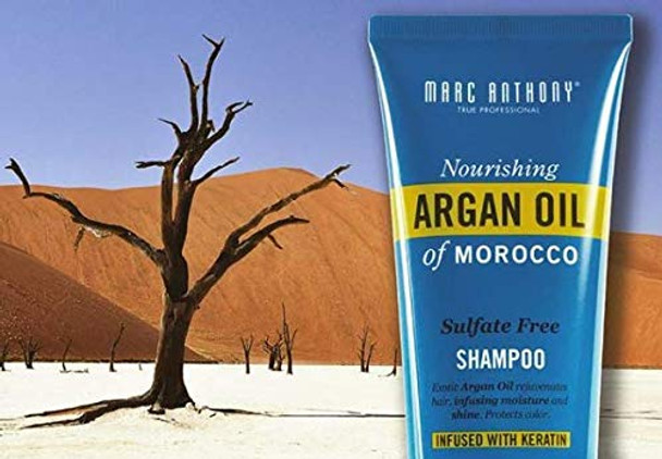 Marc Anthony Argan Oil Shampoo 8.4 Ounce Tube(No Sulfate) (248ml)