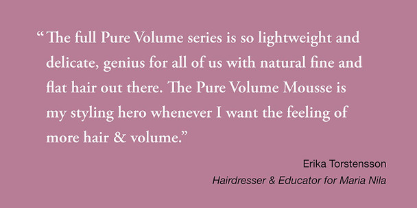 Maria Nila Pure Volume, Vitamin B5 Gives Volume to Thin & Fine Hair, 100% Vegan & Sulfate/Paraben free