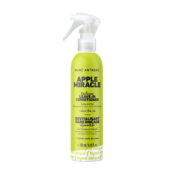 Marc Anthony Restoring Apple Miracle Leave In Deep Conditioner For Hair Growth & Breakage  Apple Extract, Keratin, & Grapeseed Oil Heat Protector Spray - Sulfate Free Leave In For Dry Damaged Hair
