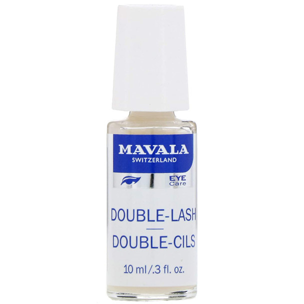 Mavala Double Lash Nutritive Eyelash Serum for the Appearance of Longer Lashes, Natural Looking, Denser Lashes + Eyebrows, 0.3 Ounce Bottle