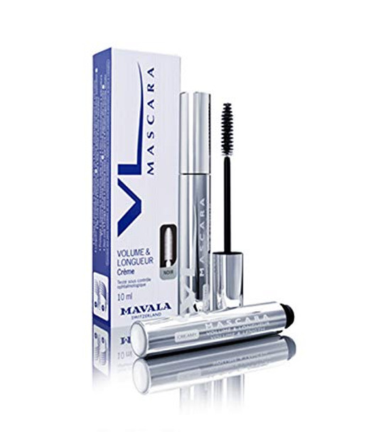 Mavala Mascara Volume & Length Creamy, Black, 0.32 Ounce