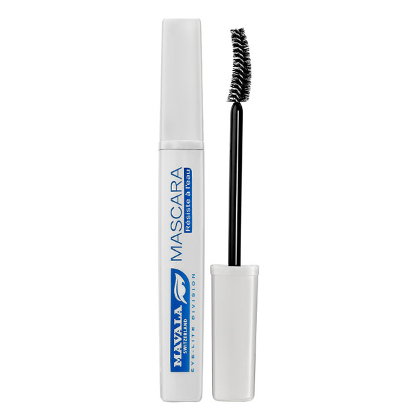 Mavala Mascara Waterproof, Black | Condition and Protect Eyelashes | Enhance Natural Appearance | Long-Lasting | Lashes Stay Soft and Silky | 0.32 Ounce