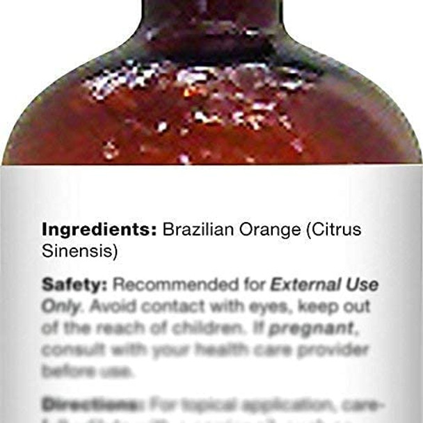 Majestic Pure Brazilian Orange Essential Oil and Lemongrass Essential Oil Bundle - 100% Pure and Natural, Therapeutic Grade Oils  4 fl oz Each