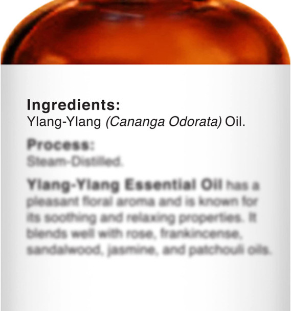 MAJESTIC PURE Ylang Ylang Essential Oil - Therapeutic Grade - 100% Pure & Natural - Ylang Ylang Oil for Hair, Skin, Aromatherapy, Diffuser, Massage Oil, Candles and Soap Making - Made in USA, 1 fl oz