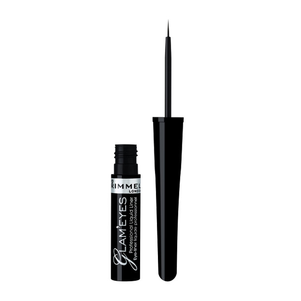 Rimmel Glam Eyes Prof Liquid Eye Liner Black 001