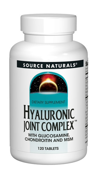 Source Naturals Hyaluronic Joint Complex with Glucosamine, Chondroitin & MSM Extra Strength - 120 Tablets