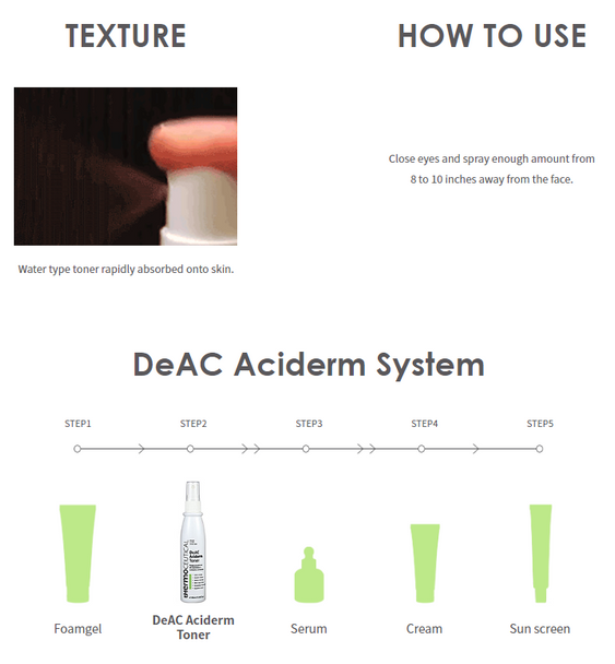 DeAC Aciderm Toner 100ml