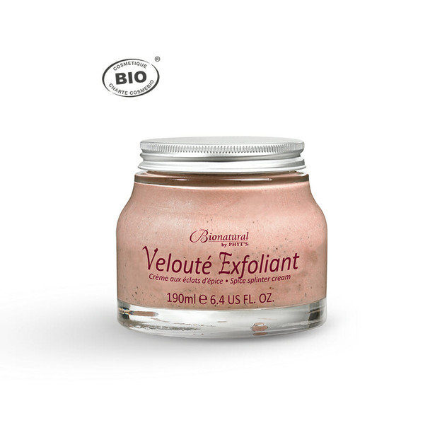 Exfoliating Cream Exfoliating cream with bursts of spice