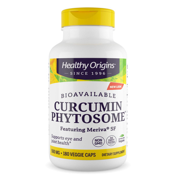 Healthy Origins Curcumin Phytosome (Featuring Meriva SF) 500 mg, 180 Veggie Caps