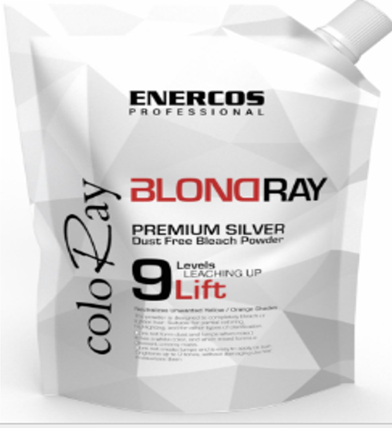 Enercos Professional Coloray Bleach| Silver 9 Lvl Lift - 500 G
