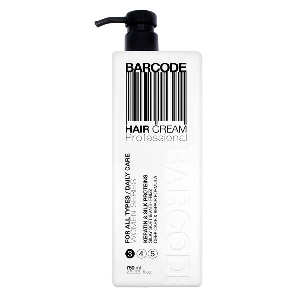Barcode Hair Cream | All Hair Types | 750 Ml