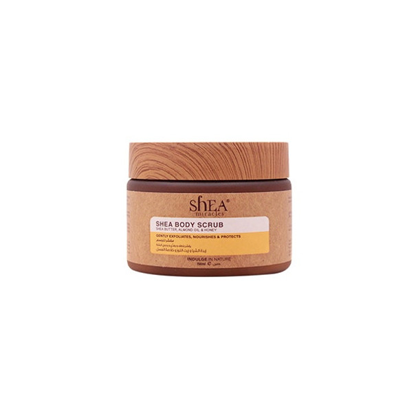 Shea Miracles Shea Body Scrub Almond Oil & Honey