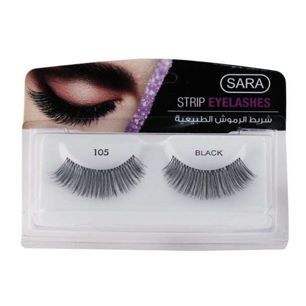 Sara Strip | 105 Black Eyelash - 1 Pc