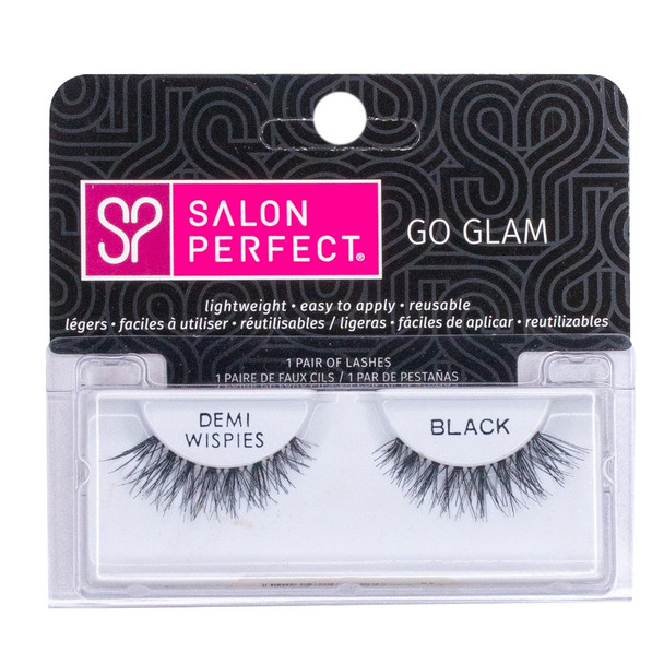 Salon Perfect Black Go Glam Demi Wispies Strip Eyelash