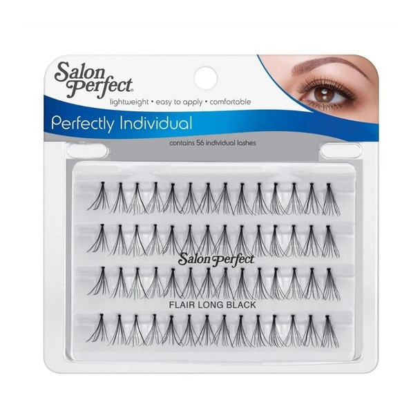 Salon Perfect Long Black Flair Individual Eyelash