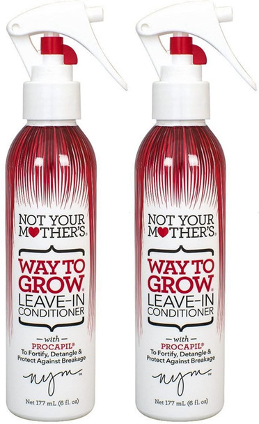 Not Your Mother's Way to Grow Leave-In Conditioner, pack of 2, 6.0 Fl Oz each