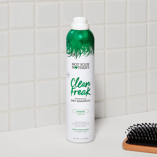 Not Your Mother's Clean Freak Original Dry Shampoo (3-Pack) - 7 oz - Refreshing Dry Shampoo - Instantly Absorbs Oil for Refreshed Hair