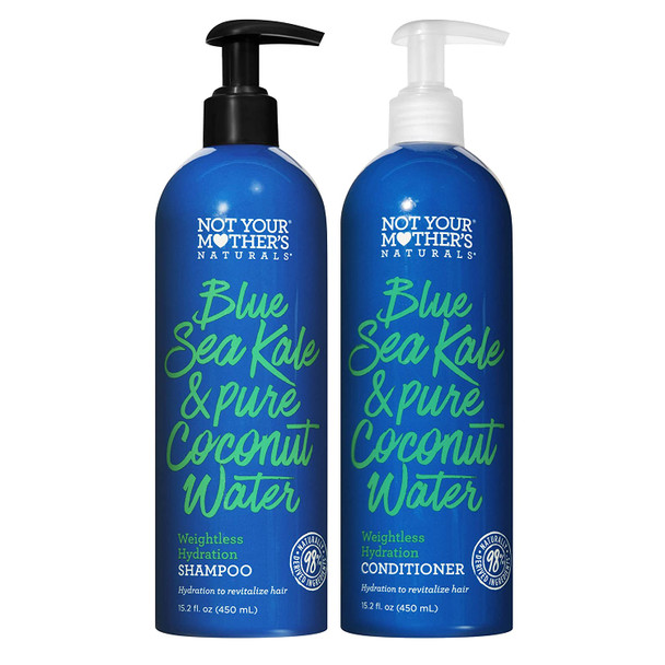 Not Your Mother's Naturals Weightless Hydration Shampoo and Conditioner (2-Pack) - 15.2 fl oz - Blue Sea Kale & Pure Coconut Water - Hydration to Revitalize Hair