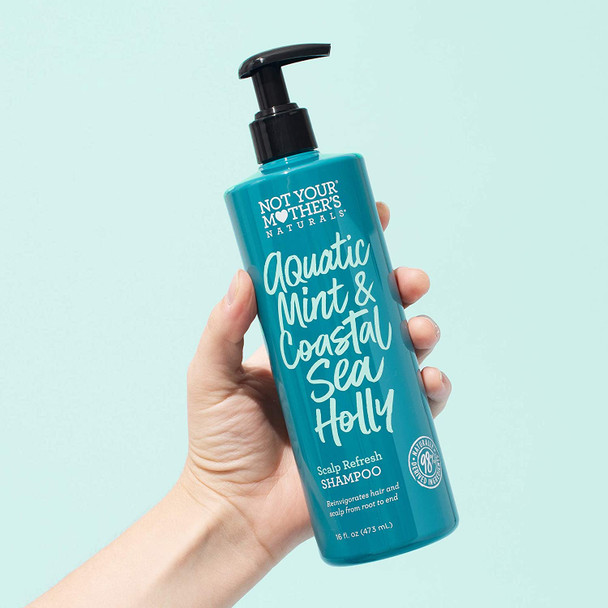 Not Your Mother's, Aquatic Mint And Coastal Sea Holly Scalp Shampoo, 16 Ounce