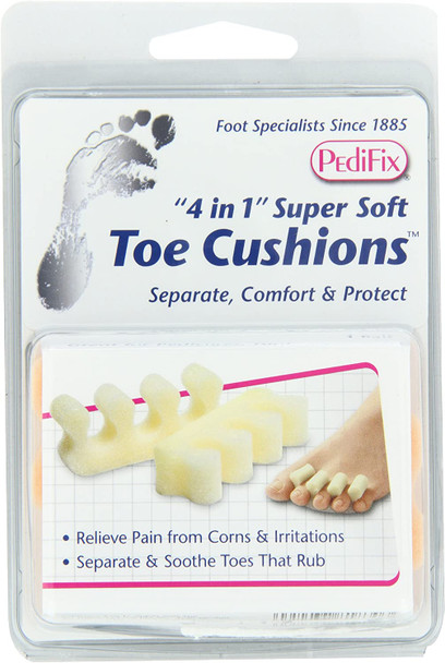 PediFix '4 in 1' Super-Soft Toe Cushions, 2 Pack