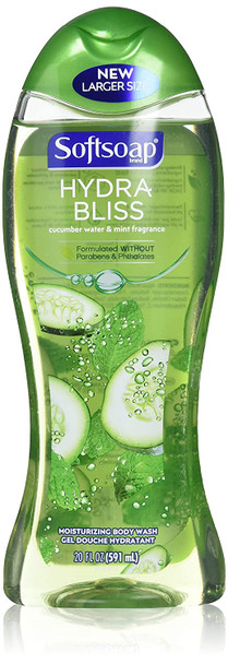 Softsoap Softsoap Moisturizing Body Wash, Hydra Bliss Cucumber Water & Mint, 20 Ounce, 20 Fl Oz