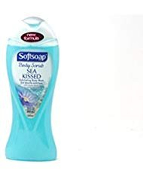 Softsoap Sea Kissed Body Scrub Exfoliating Body Wash - 15 Ounce - 2 pk