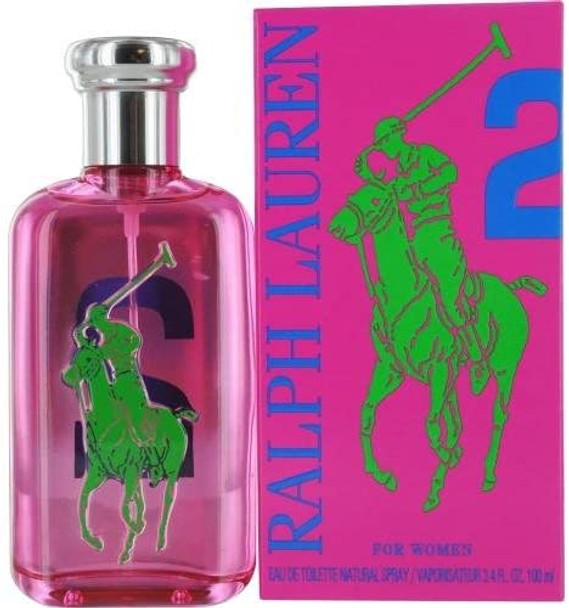 Polo Big Pony #2 Pink Women by Ralph Lauren Eau De Toilette 3.3 oz Spray