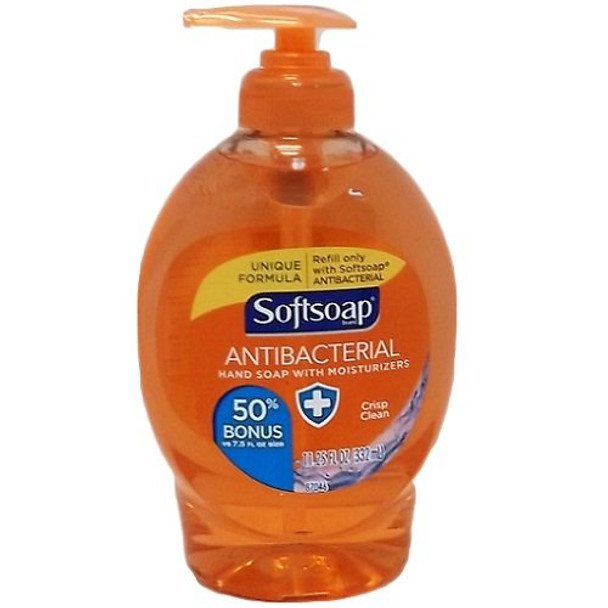 Softsoap Crisp Clean Antibacterial Liquid Hand Soap with Moisturizer 11.25oz