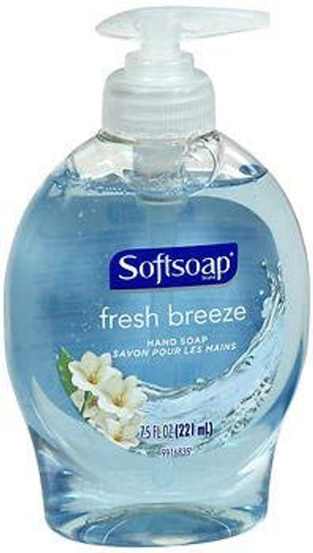 Softsoap Hand Soap Fresh Breeze - 7.5 oz, Pack of 4