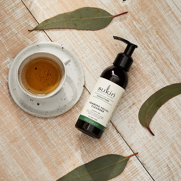 Sukin Foaming Facial Cleanser Pump, 4.23 Fluid Ounce